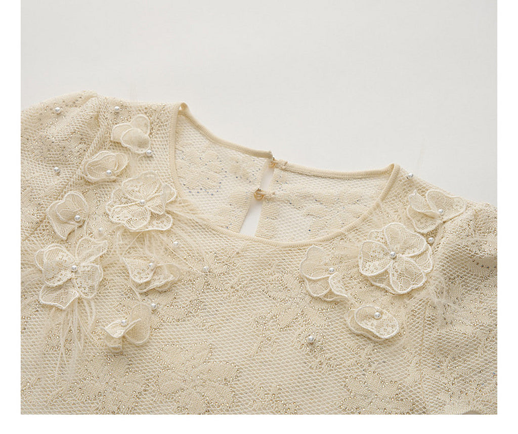 Ivory Bloom Lace Co-Ord