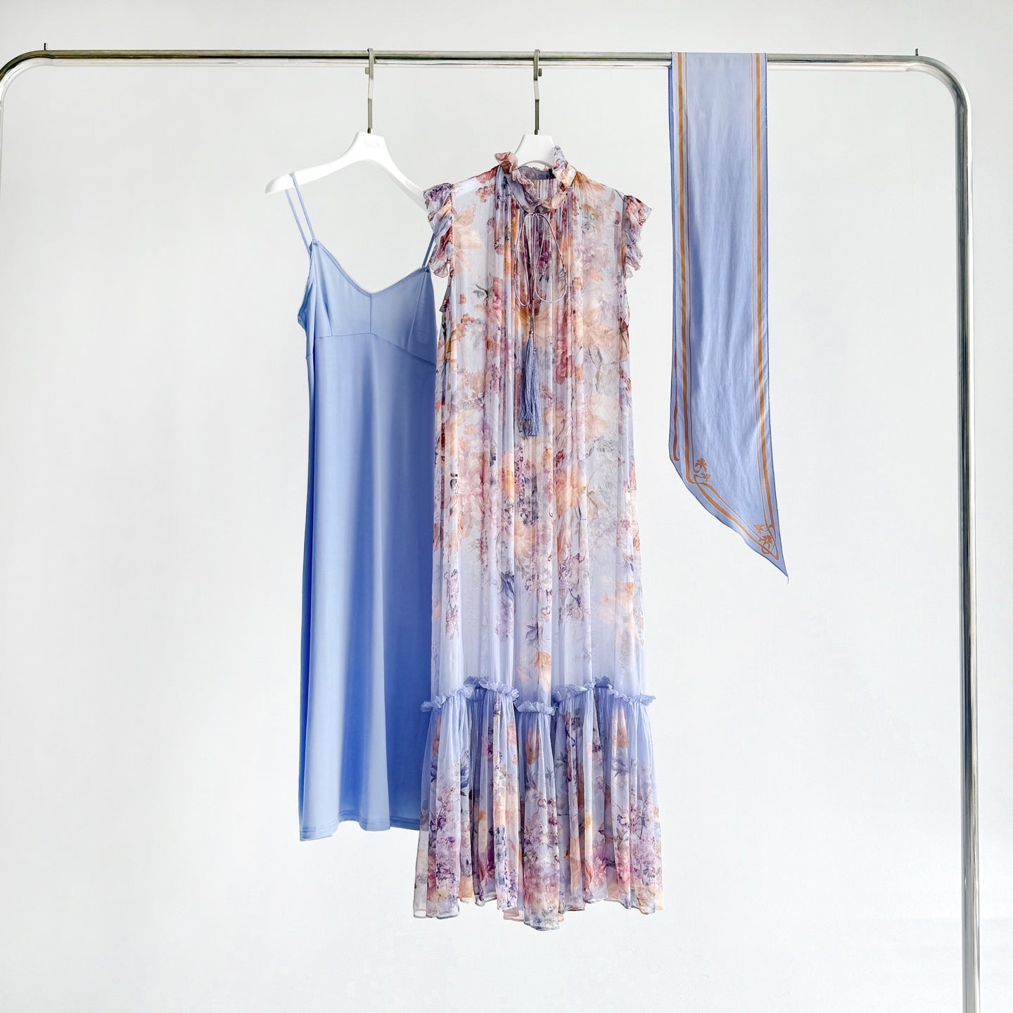 Lavender Foral Maxi Dress