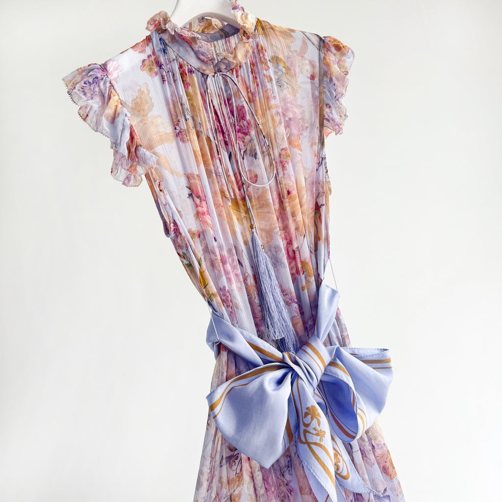 Lavender Foral Maxi Dress