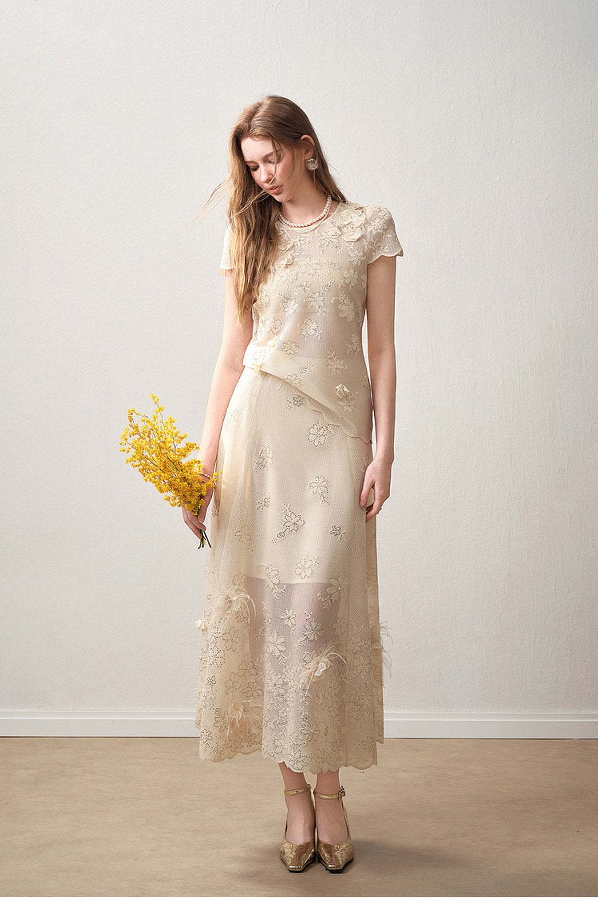 Ivory Bloom Lace Co-Ord