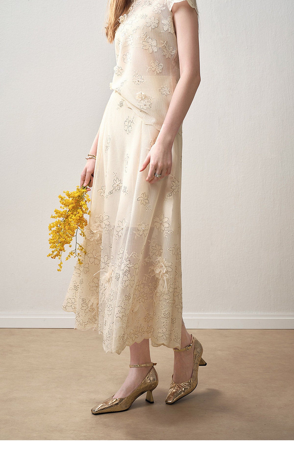 Ivory Bloom Lace Co-Ord