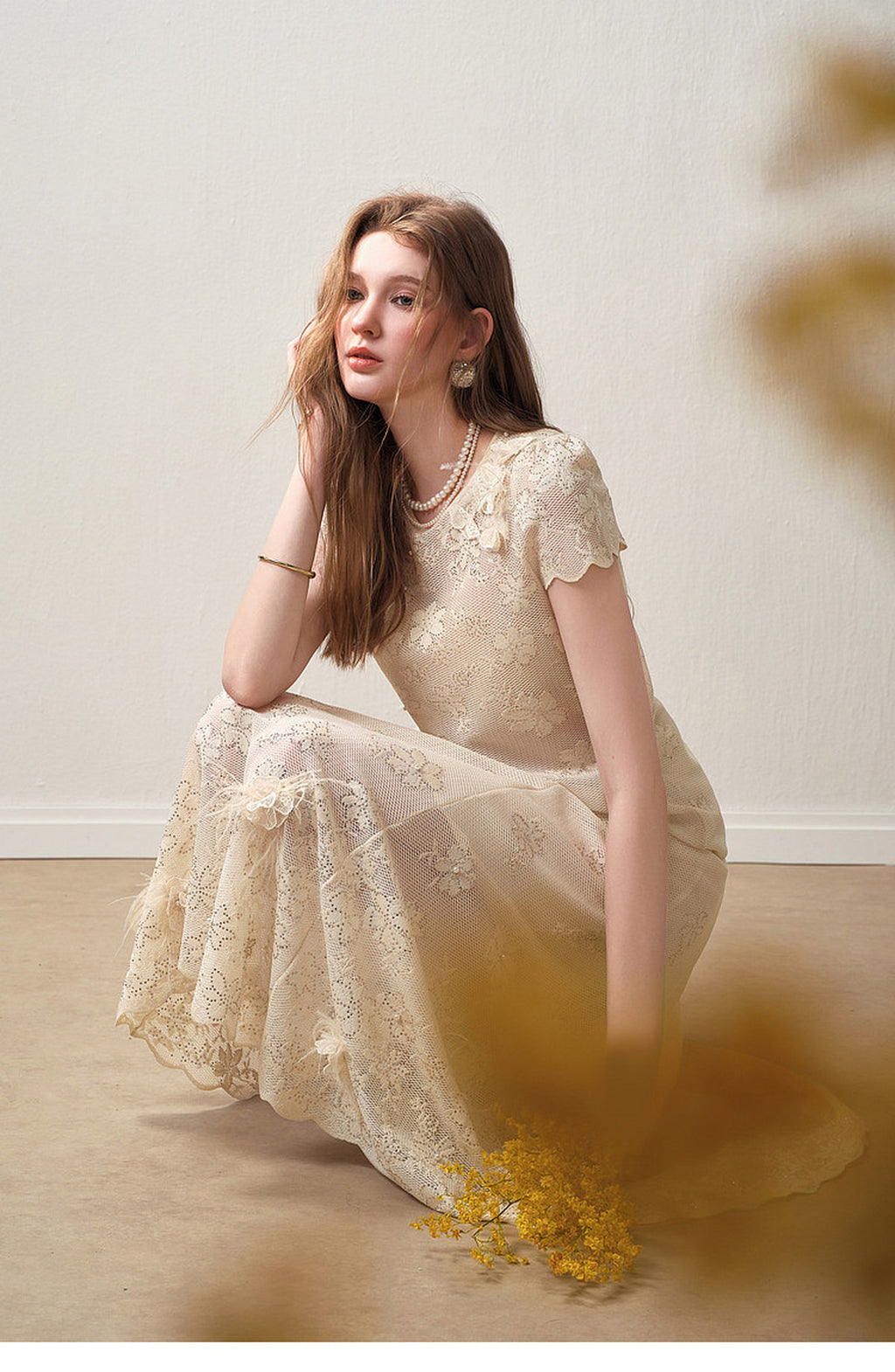Ivory Bloom Lace Co-Ord