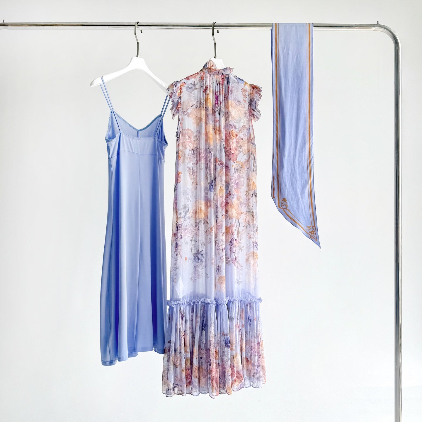 Lavender Foral Maxi Dress