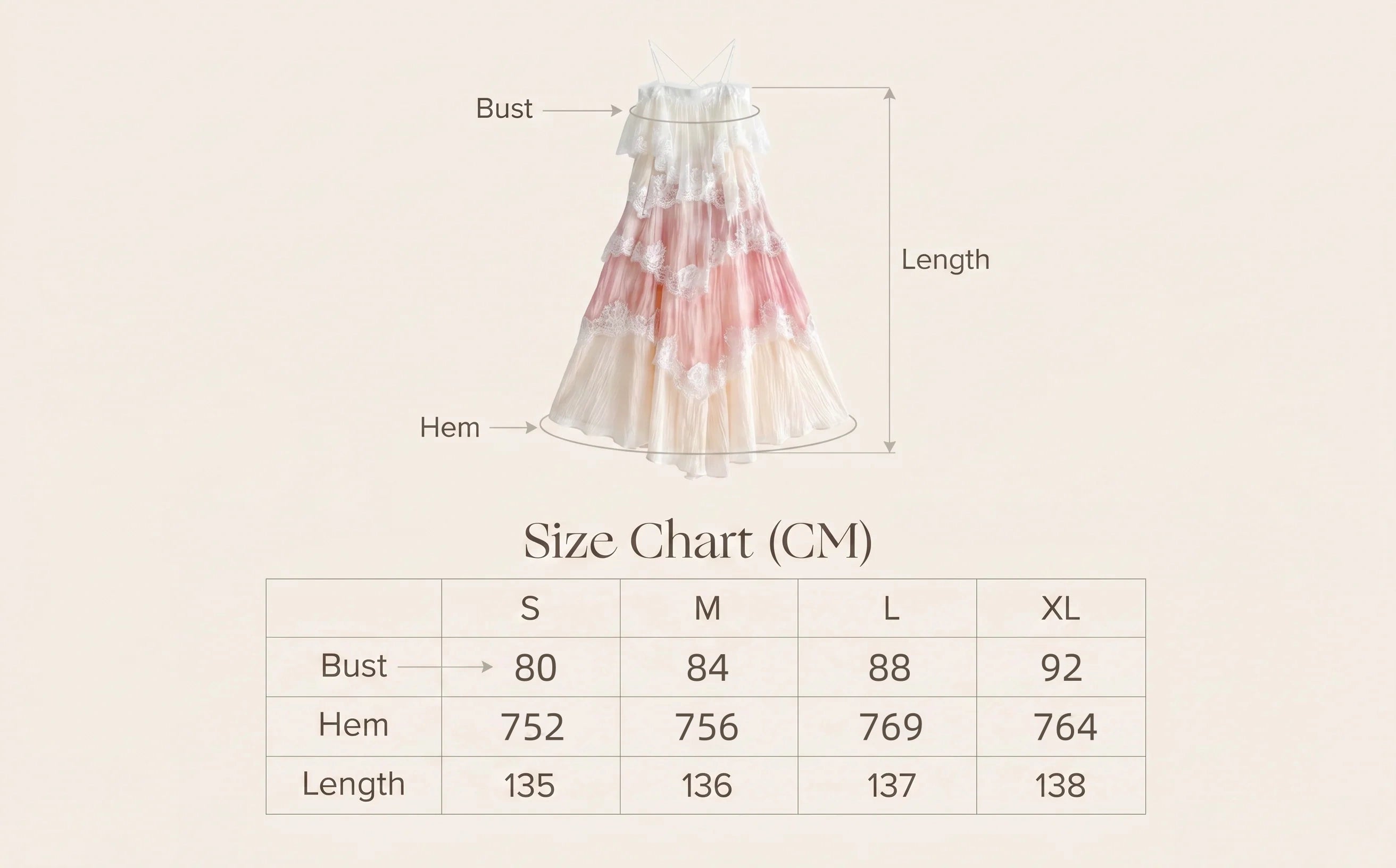 Gradient Pink Tiered Lace Maxi Dress