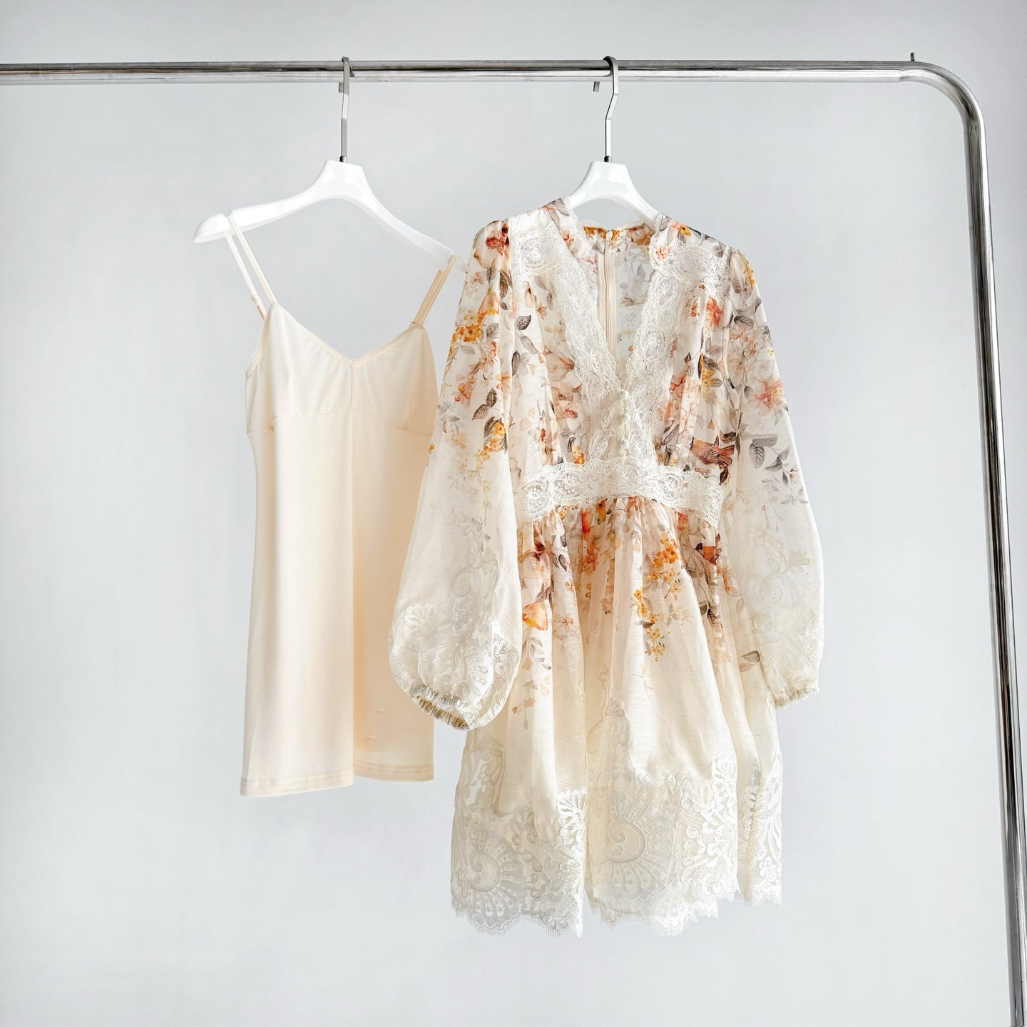 The Luna Lace Lantern Dress