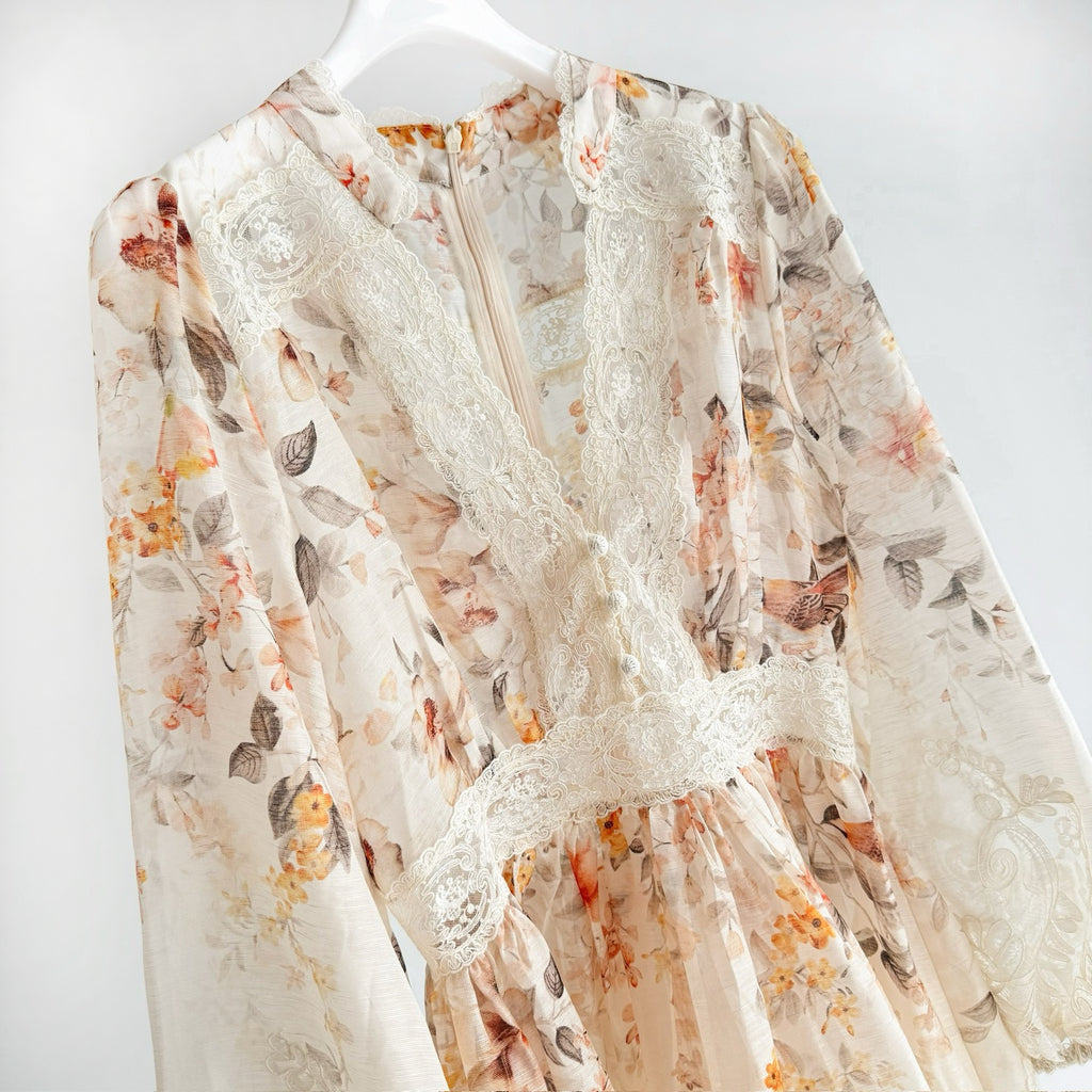 The Luna Lace Lantern Dress