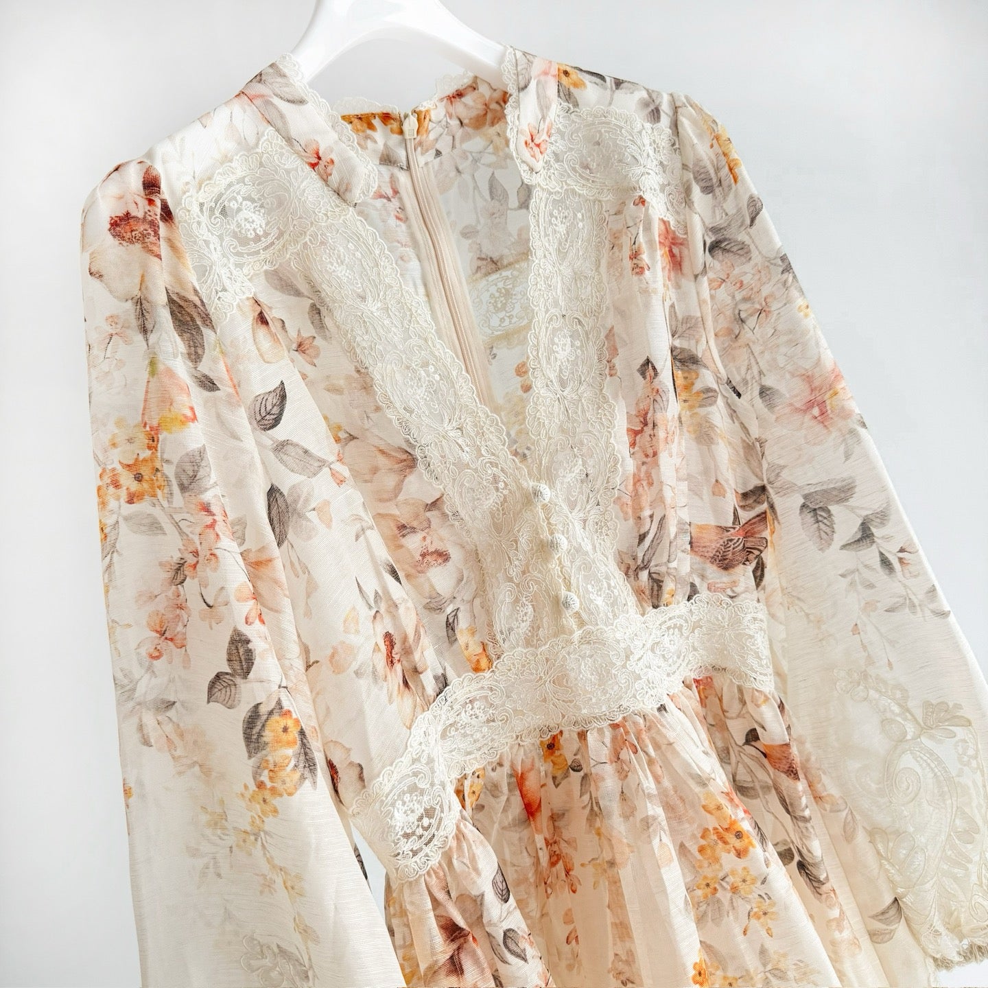 The Luna Lace Lantern Dress
