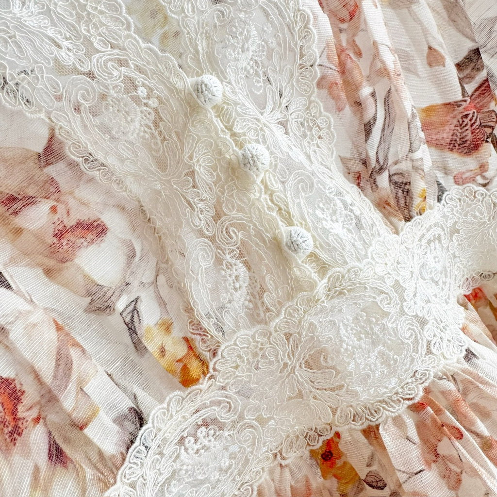 The Luna Lace Lantern Dress