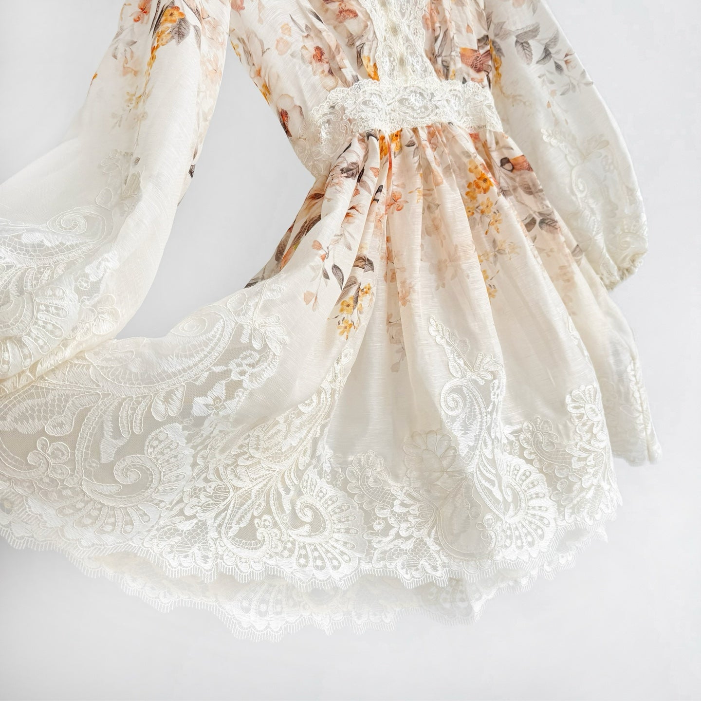 The Luna Lace Lantern Dress