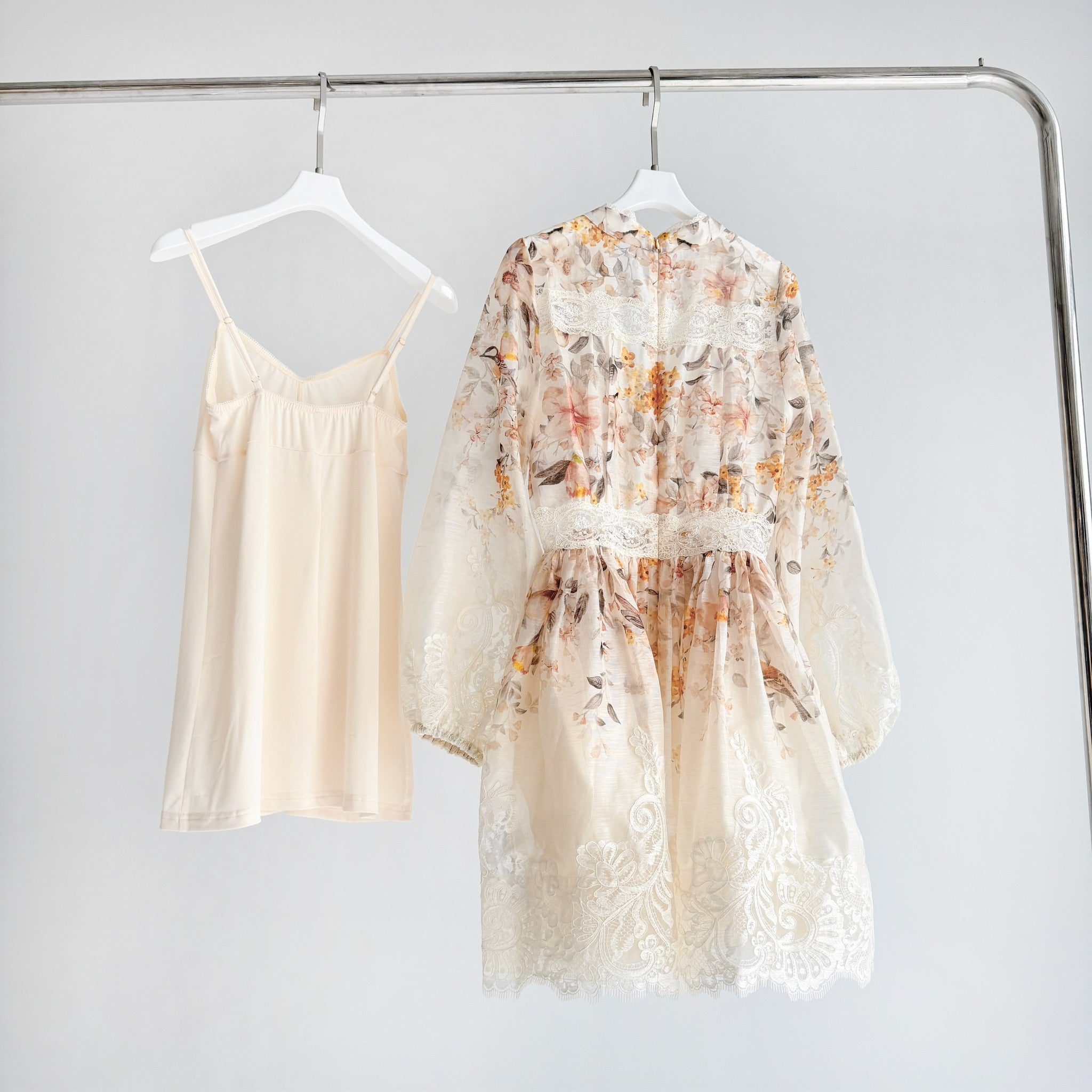The Luna Lace Lantern Dress