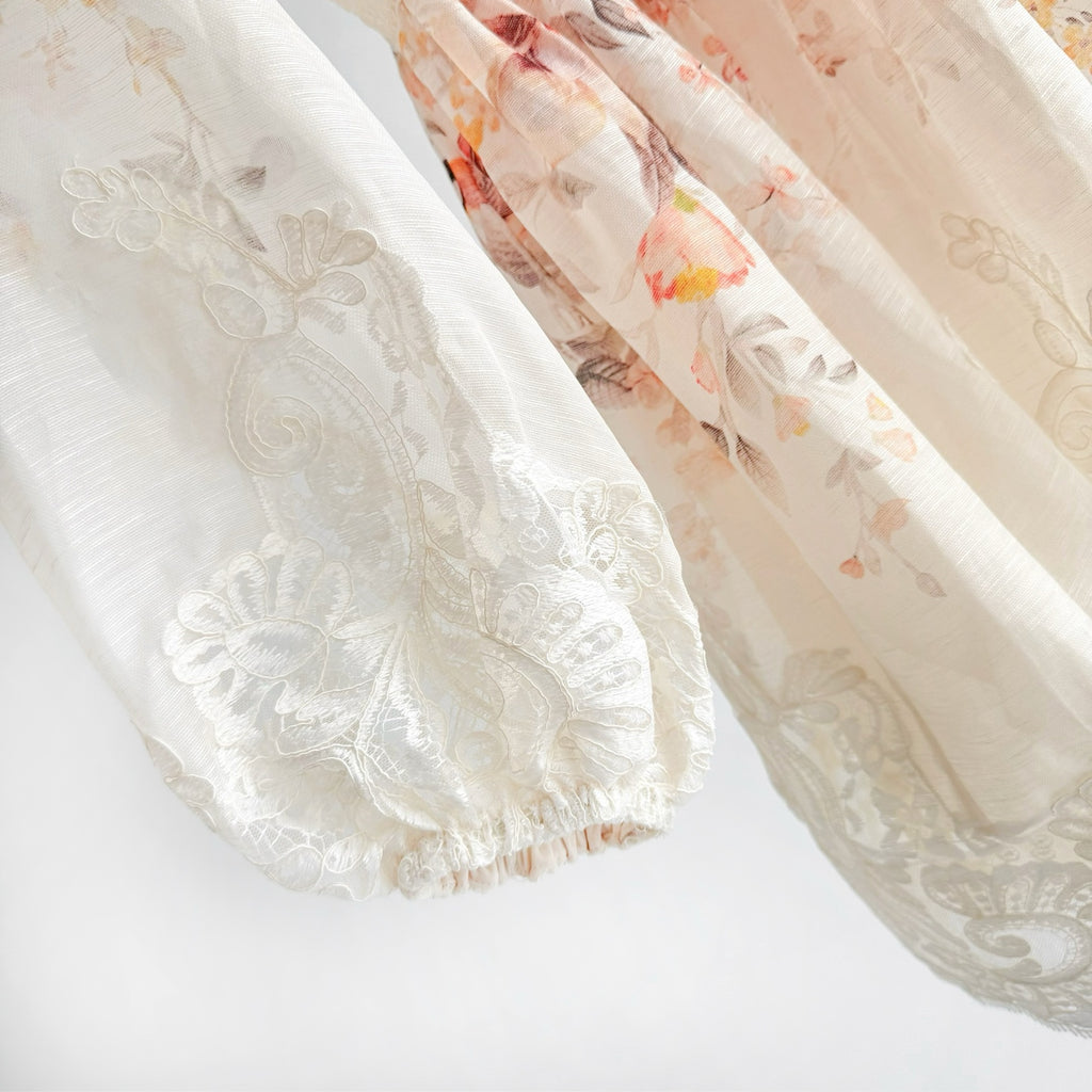 The Luna Lace Lantern Dress