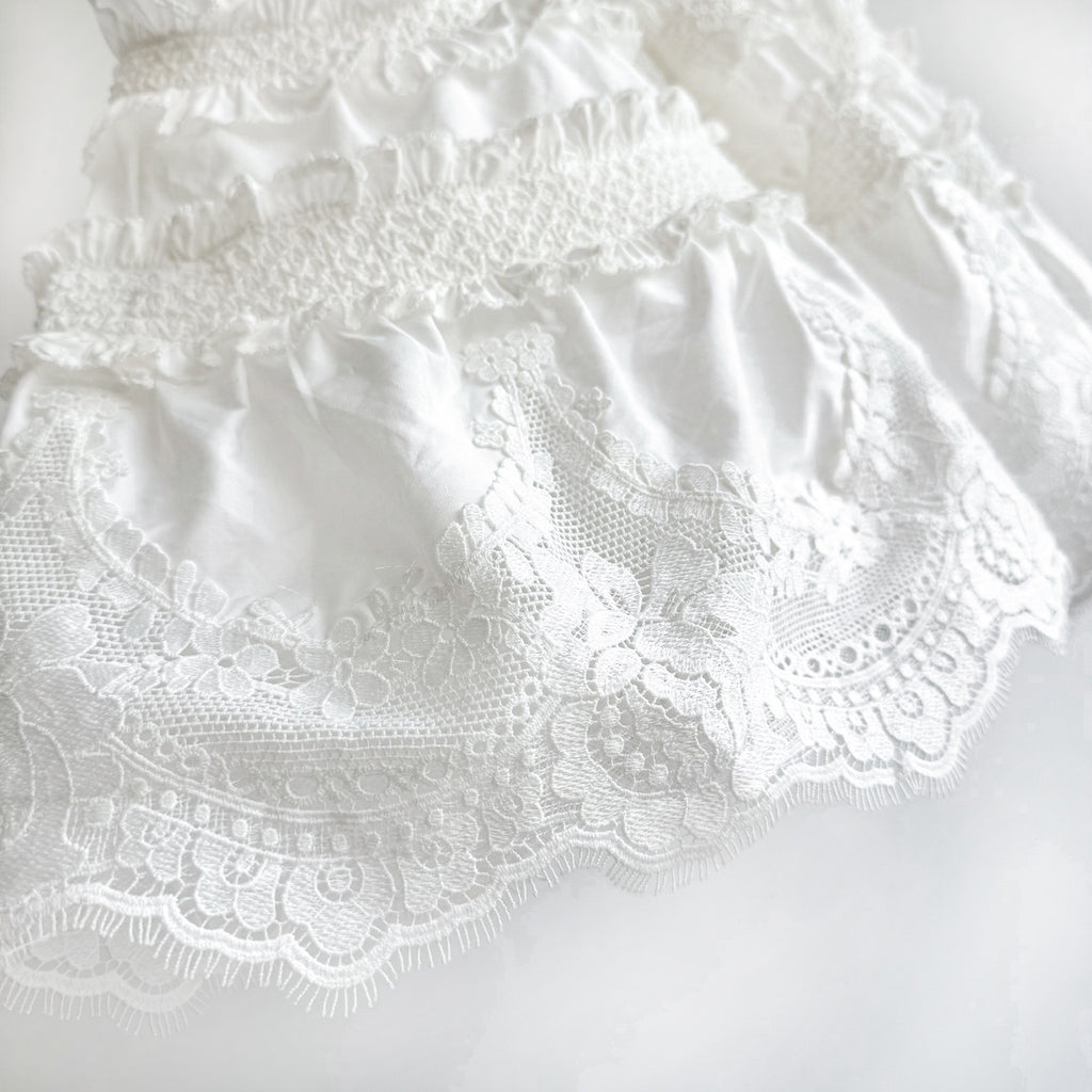 Alchemy Shirred Bandeau in Ivory