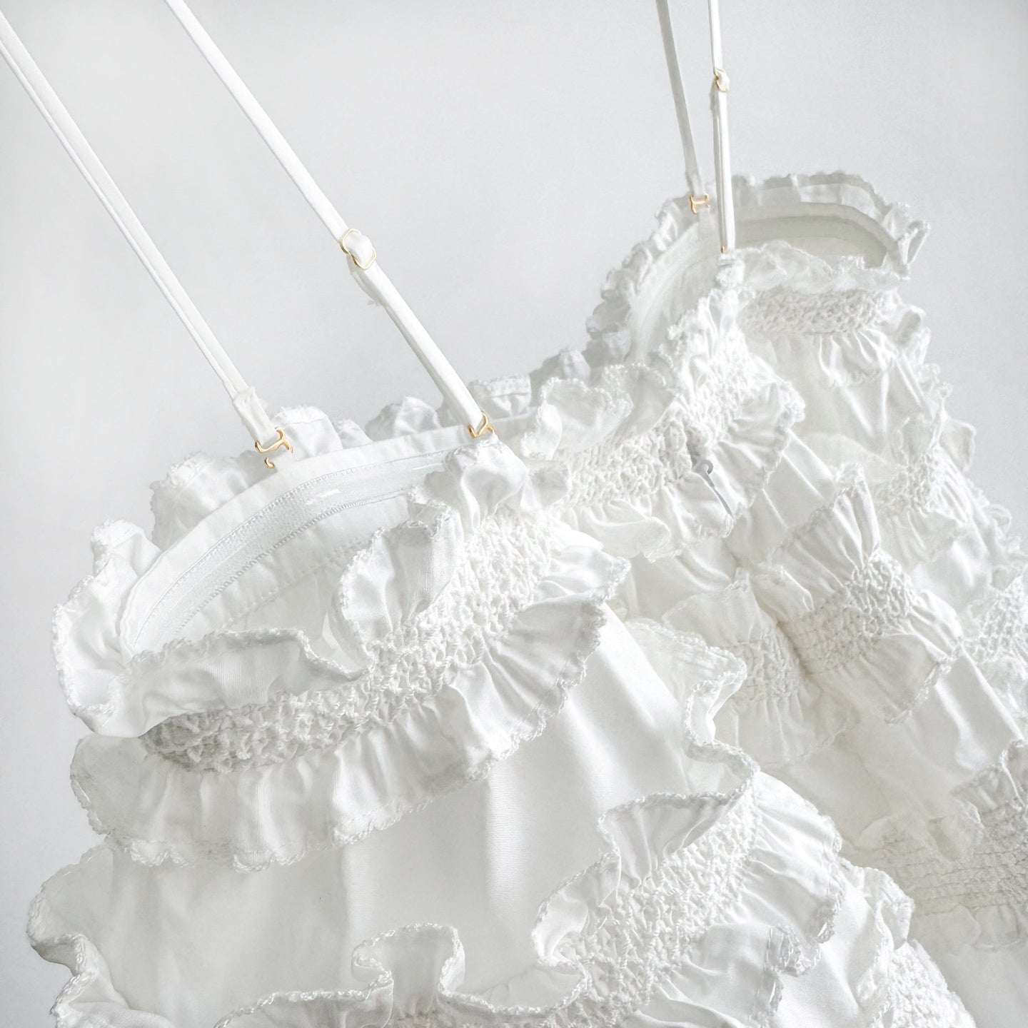 Alchemy Shirred Bandeau in Ivory