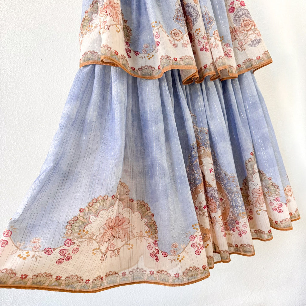 Mediterranean Holiday Floral Paisley Camisole Maxi Dress