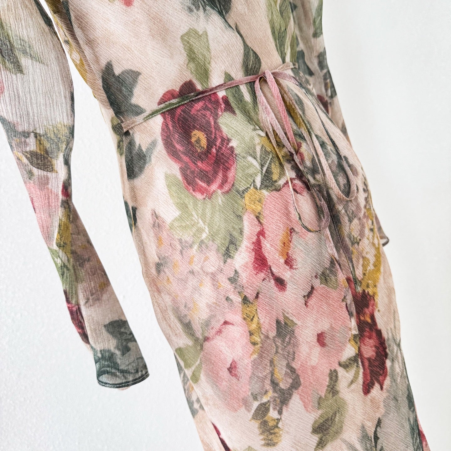 The Inka Floral Print Square Neck Bohemian Maxi Dress