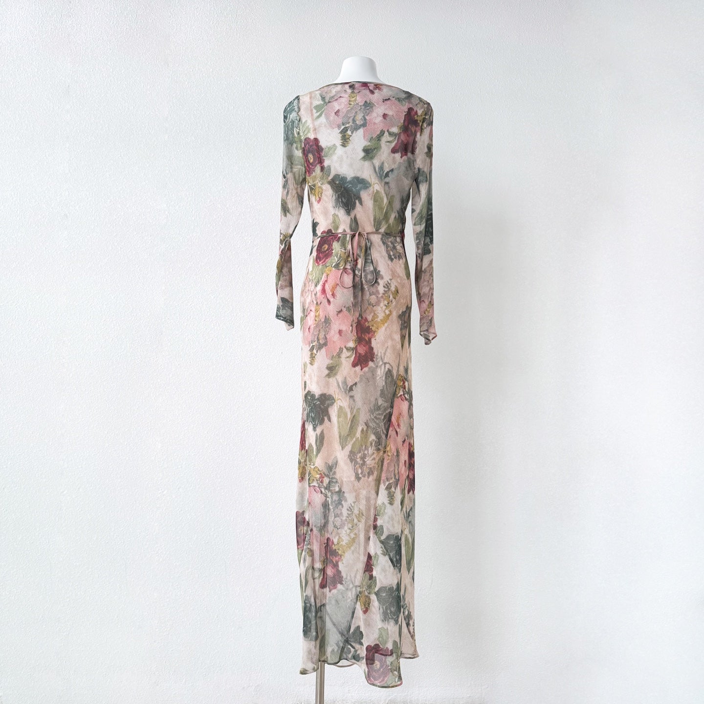 The Inka Floral Print Square Neck Bohemian Maxi Dress