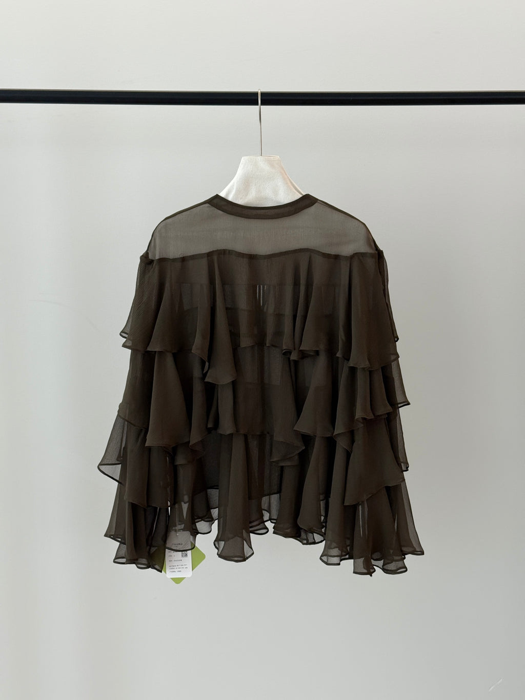 Silk Ruffle Blouse