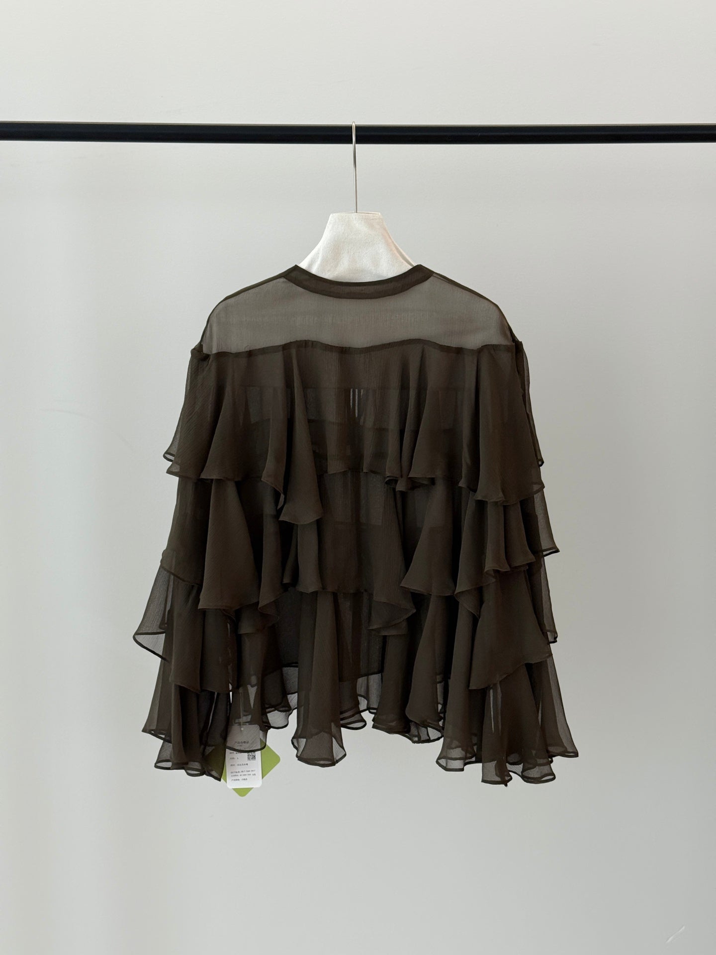 Silk Ruffle Blouse