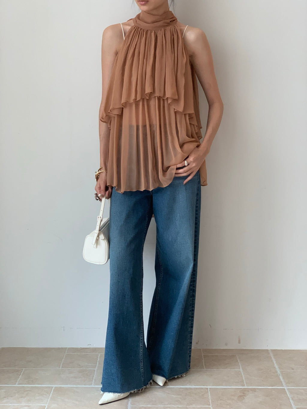 Double‑layer Sleeveless Top