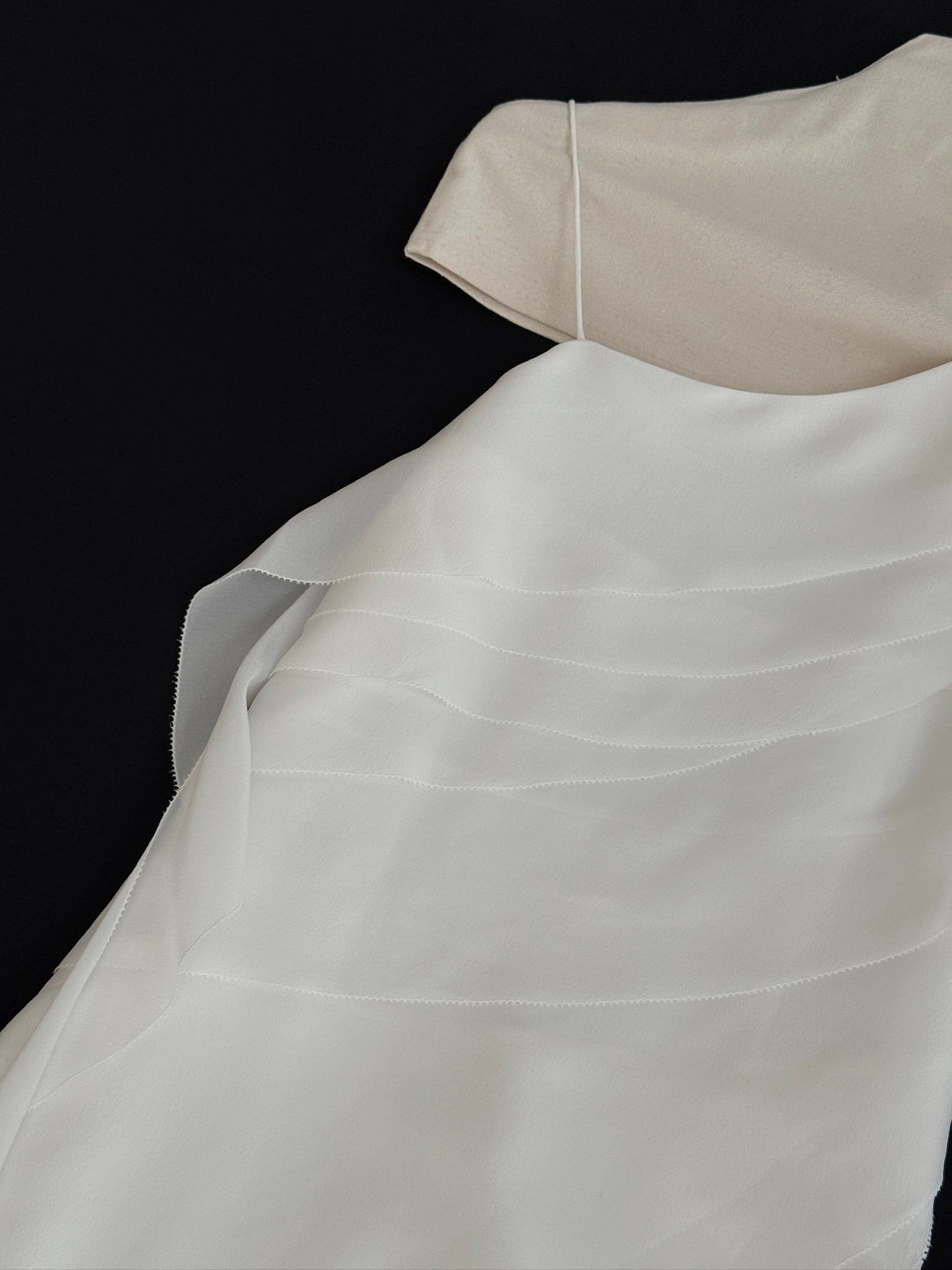 Irregular ruffled chiffon long dress