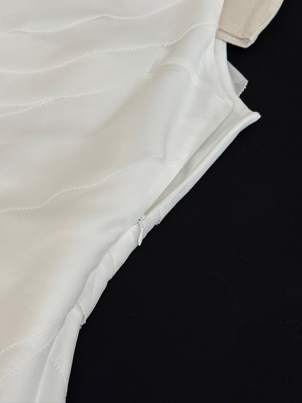 Irregular ruffled chiffon long dress
